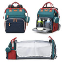 USB Baby Bag with Foldable Changing Bed