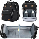 USB Baby Bag with Foldable Changing Bed